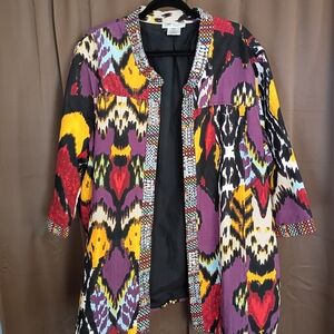 Ulla Popken Animal Print Blazer Sequins And Style!
